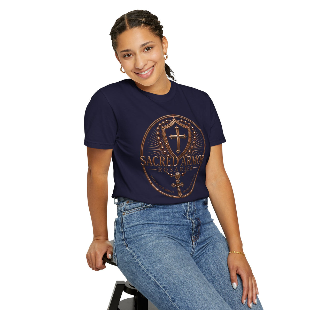 Sacred Armor Rosaries Comfort Colors® Catholic Tee