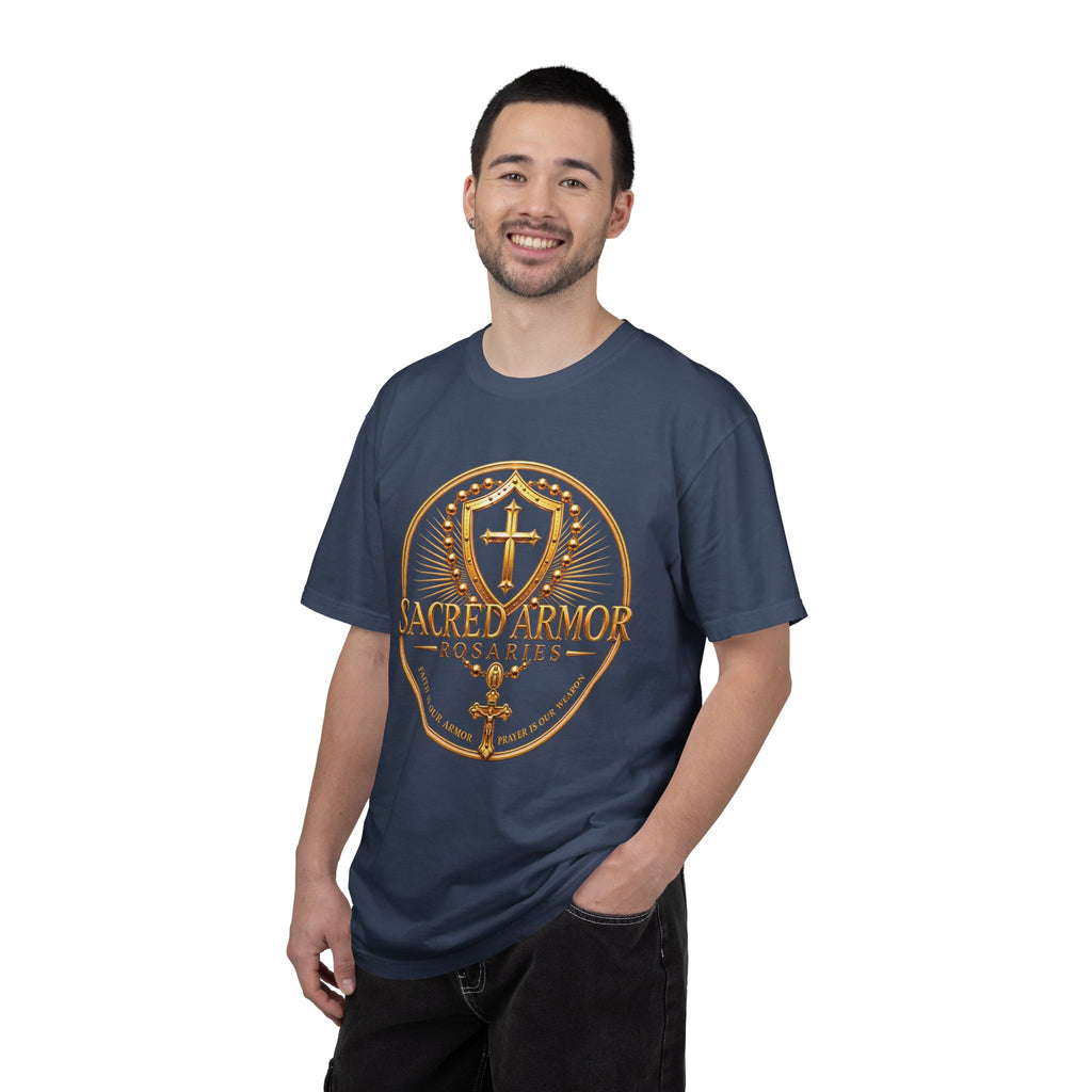 Sacred Armor Gold Catholic Comfort Colors® Tee