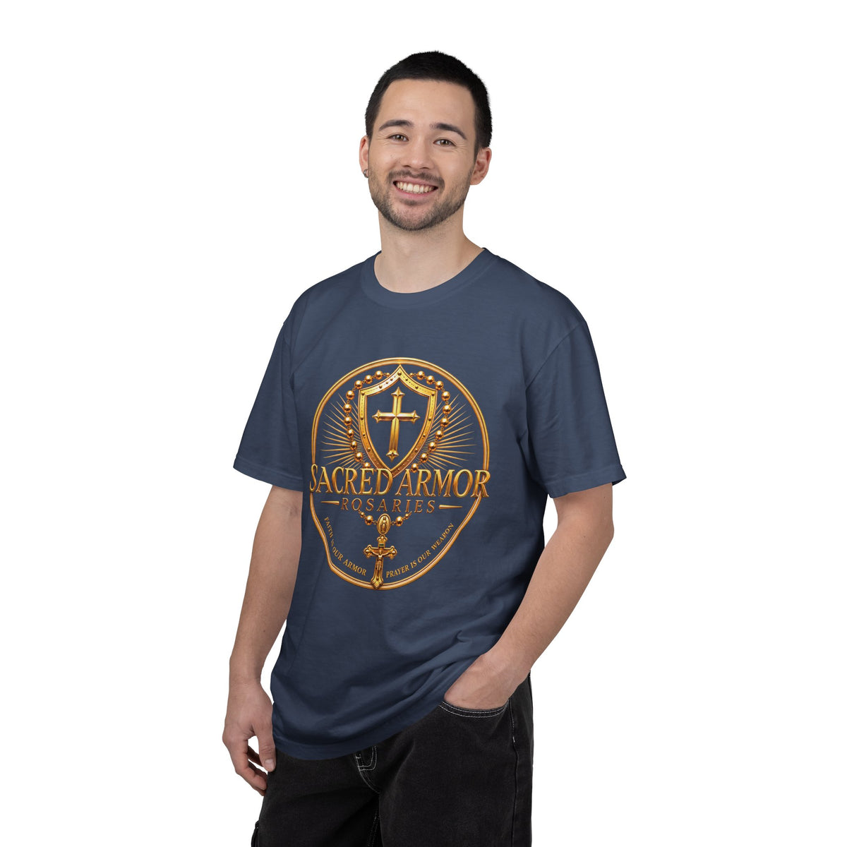 Sacred Armor Gold Catholic Comfort Colors® Tee