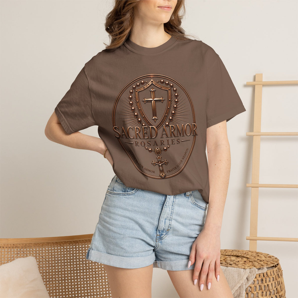 Sacred Armor Rosaries Comfort Colors® Catholic Tee
