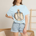 Personalized Marian Mantle Comfort Colors Tee – Keep Them Beneath Your Mantle Catholic Shirt