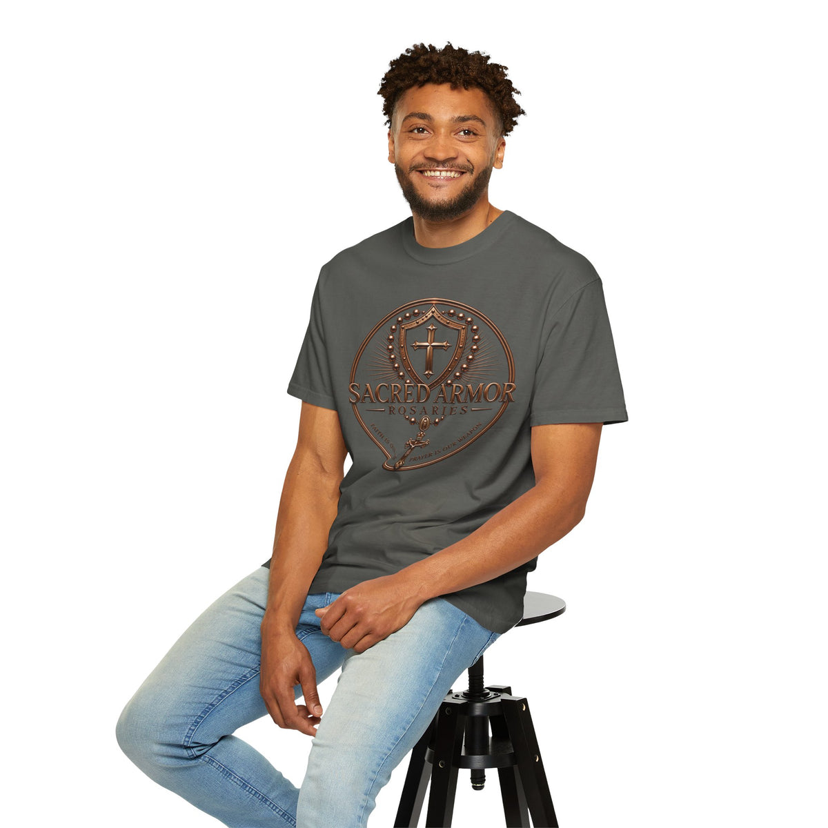 Sacred Armor Rosaries Comfort Colors® Catholic Tee