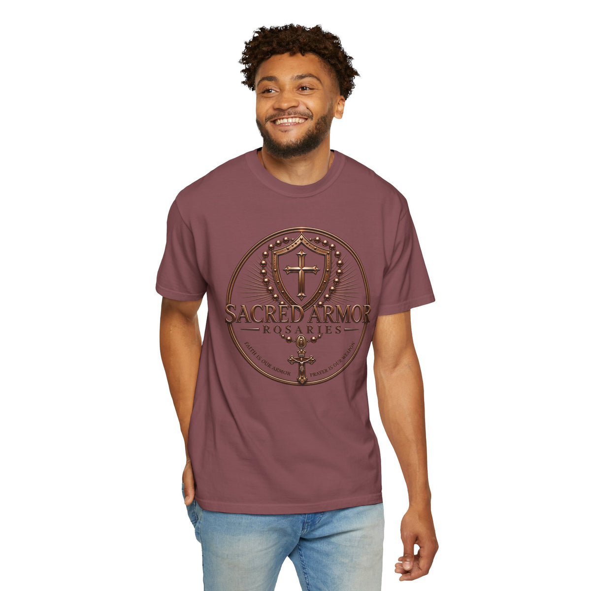 Sacred Armor Rosaries Comfort Colors® Catholic Tee