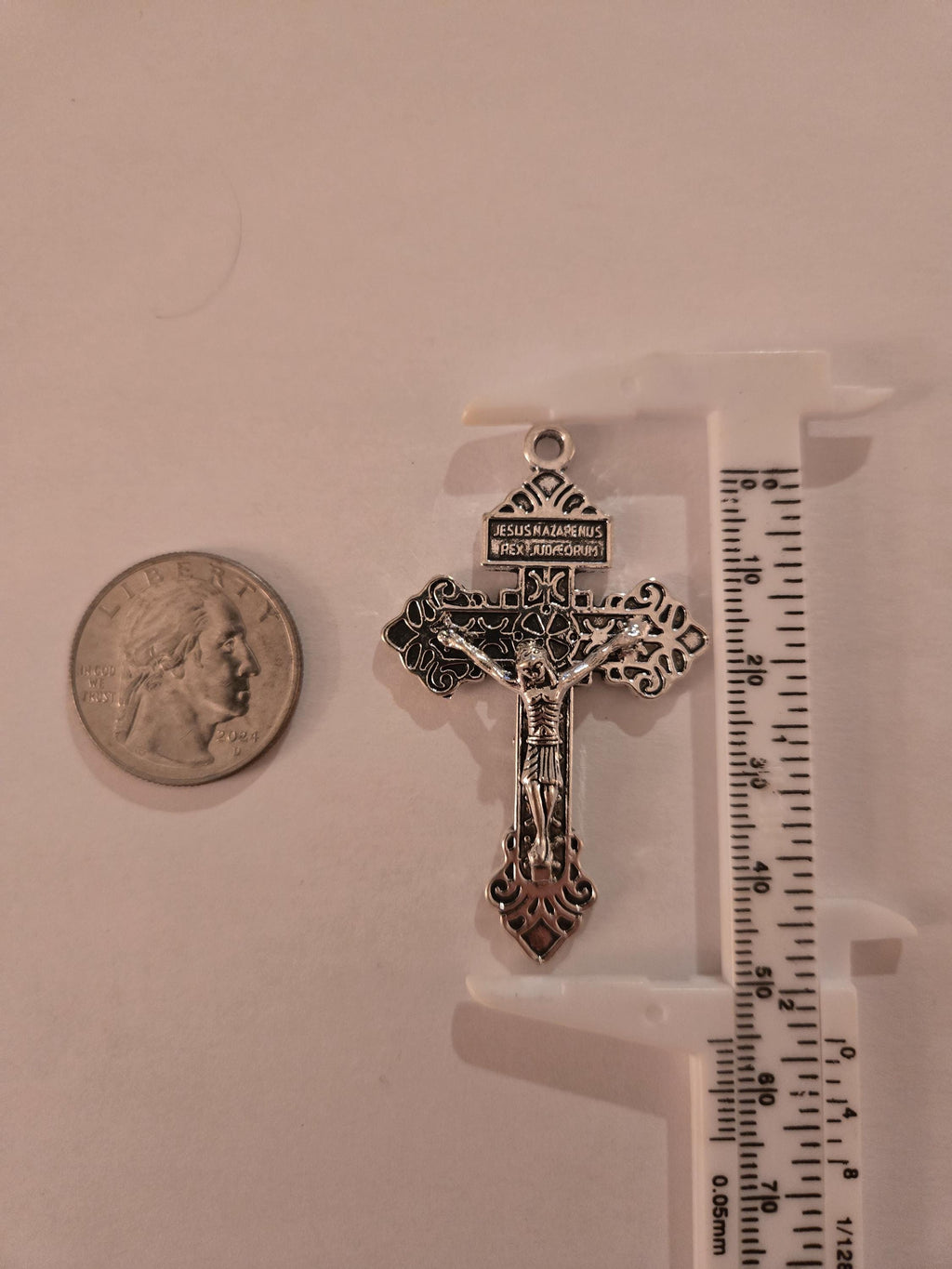 Italian INRI crucifix for Catholic rosary making