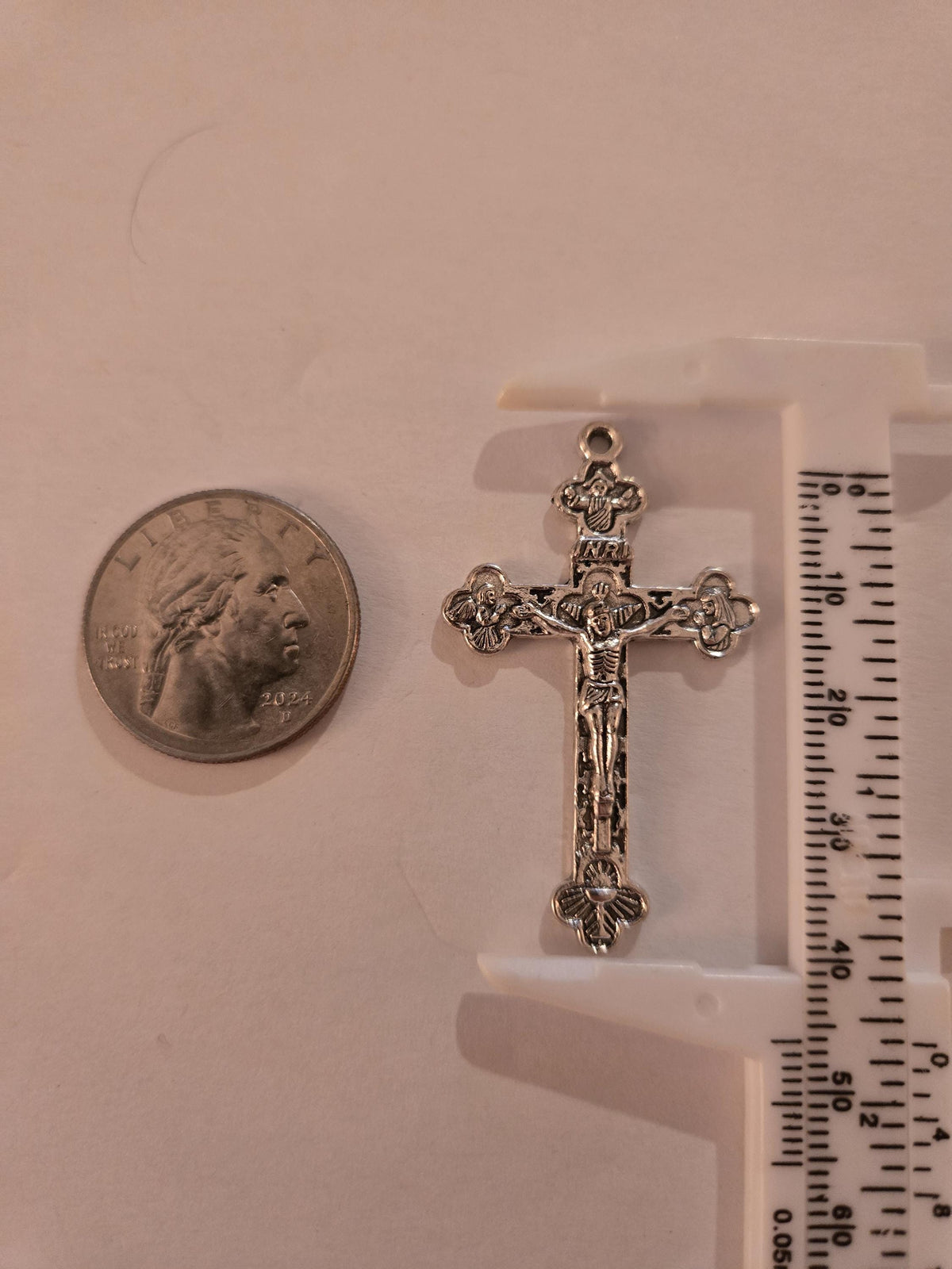 Medium Catholic crucifix for rosary making