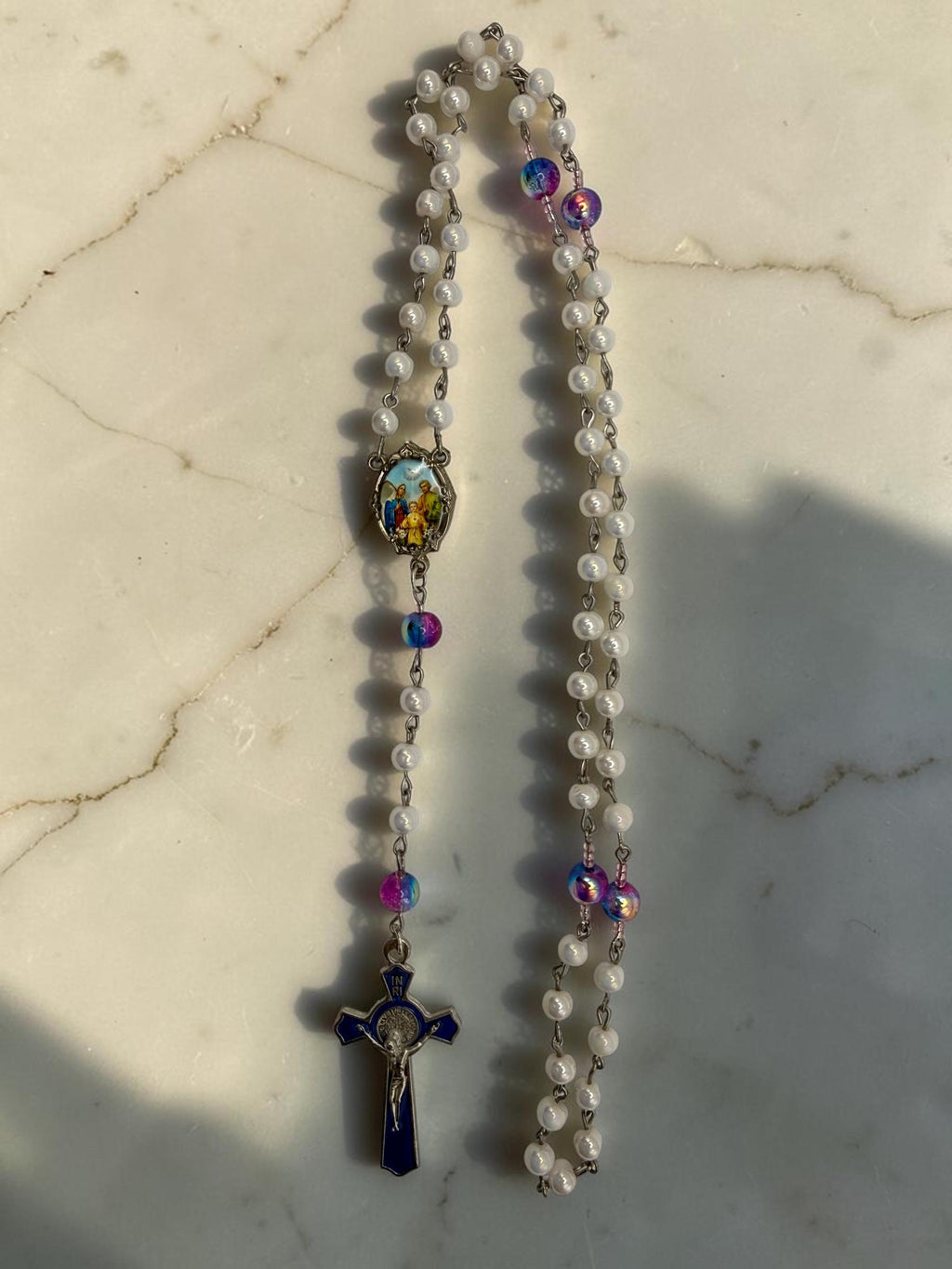 Holy Family Rosary detail view