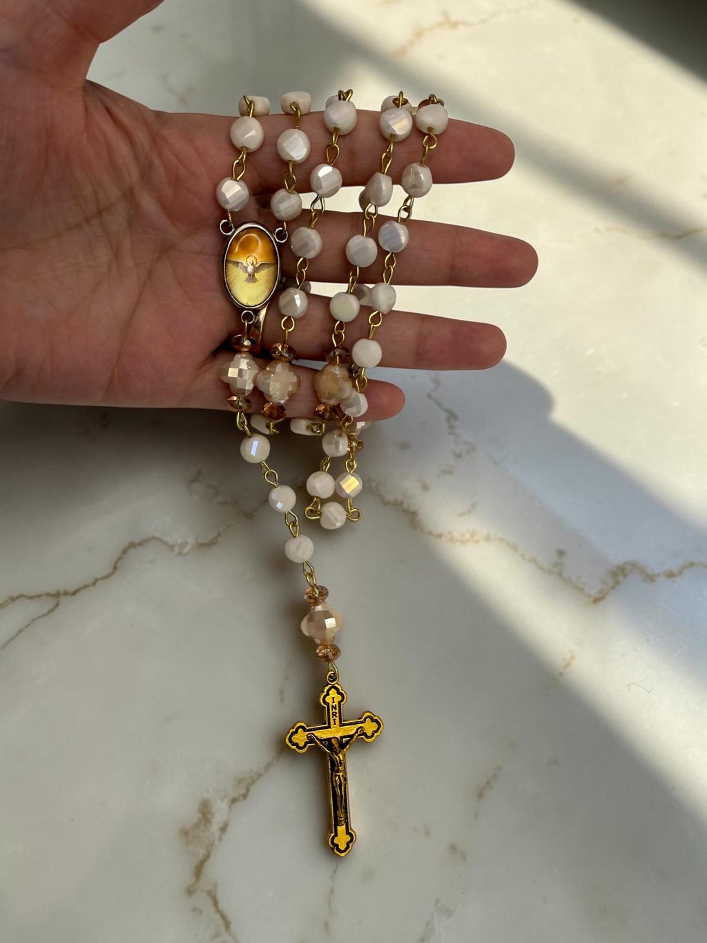 Holy Spirit Rosary detail view