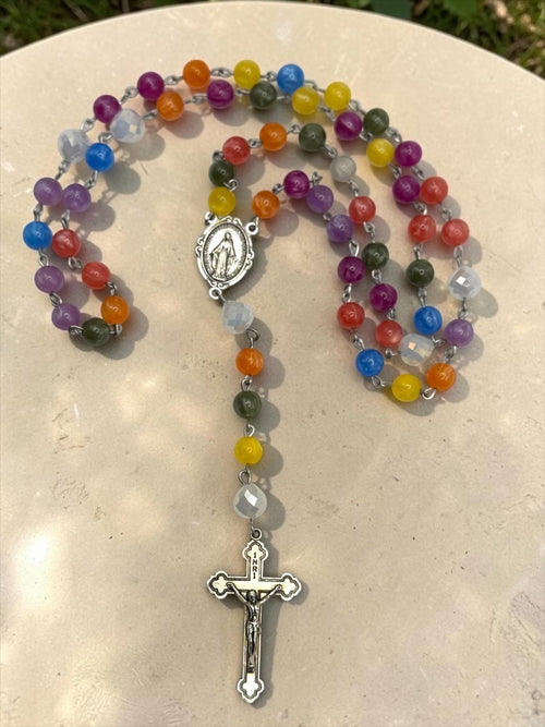 Sunlight color-changing Rosary alternate view