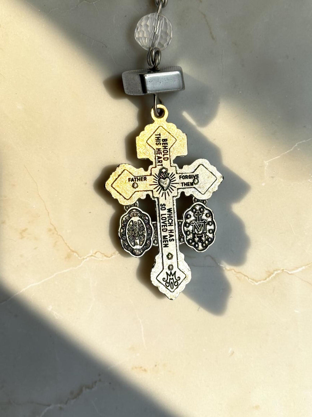 Crystal Fatima Rosary additional view