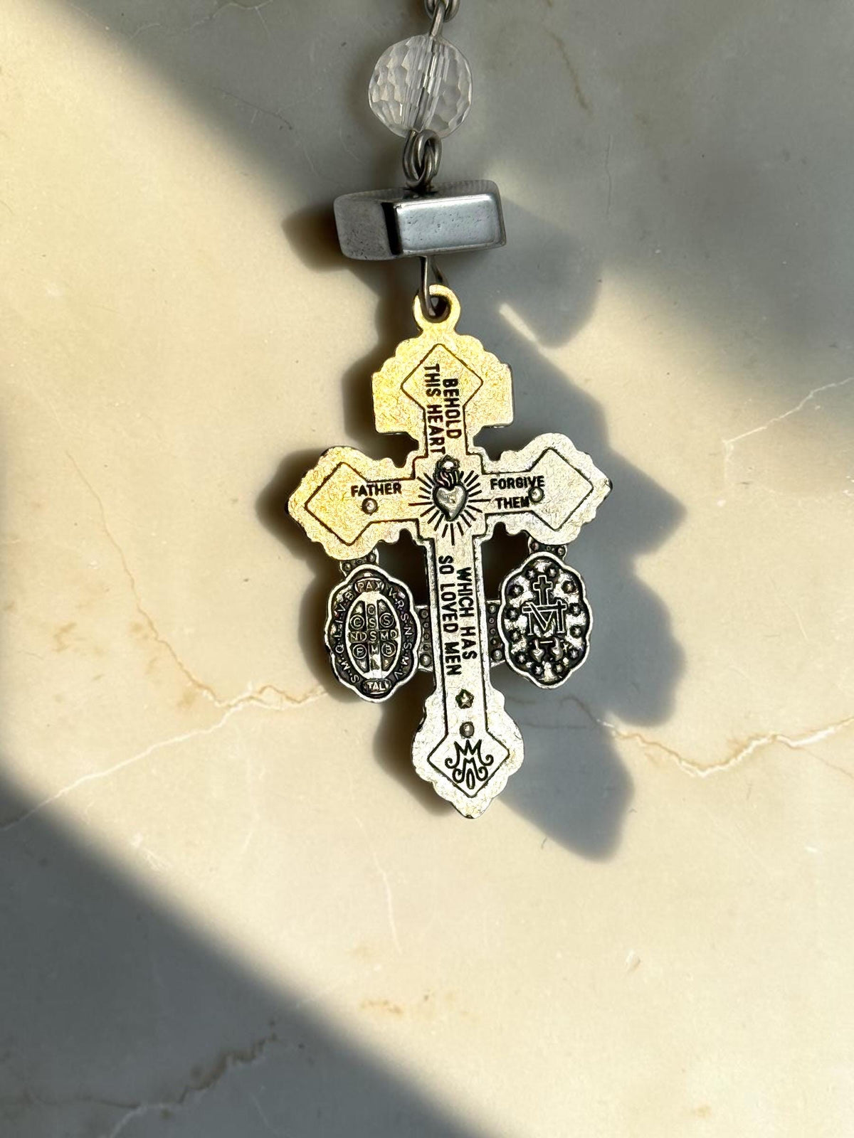 Crystal Fatima Rosary additional view