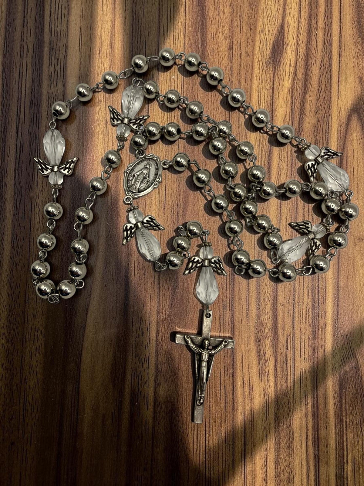 Guardian Angel Rosary devotional detail