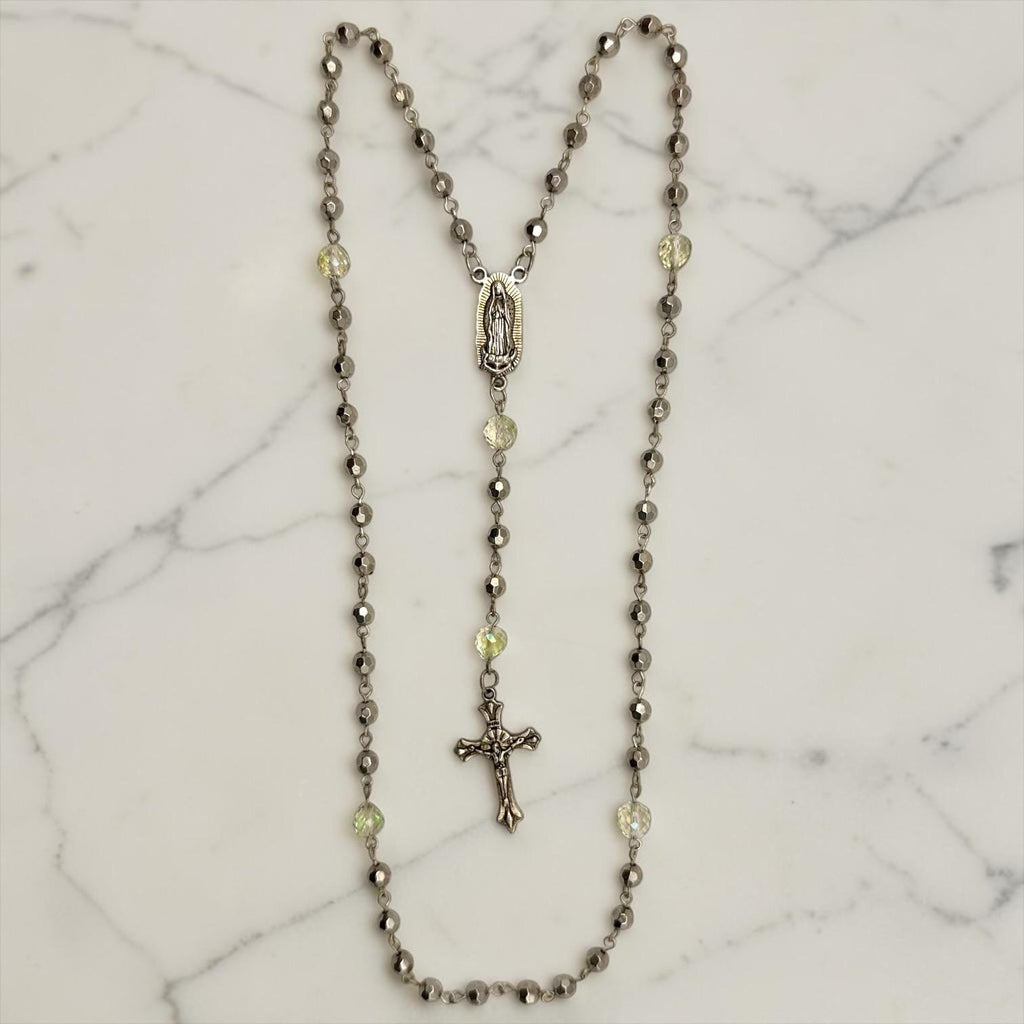 Pale Sage Our Lady of Guadalupe Rosary alternate view