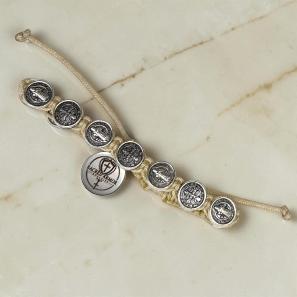 St. Benedict Medal bracelet alternate view