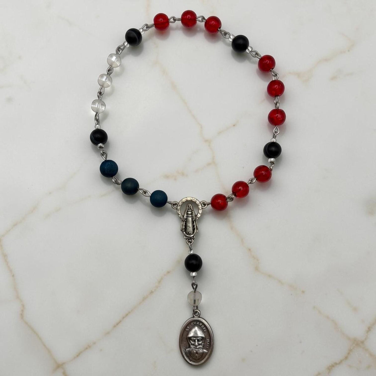 St. Charbel Chaplet devotional detail