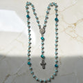 Aqua Crystal St. Benedict Rosary
