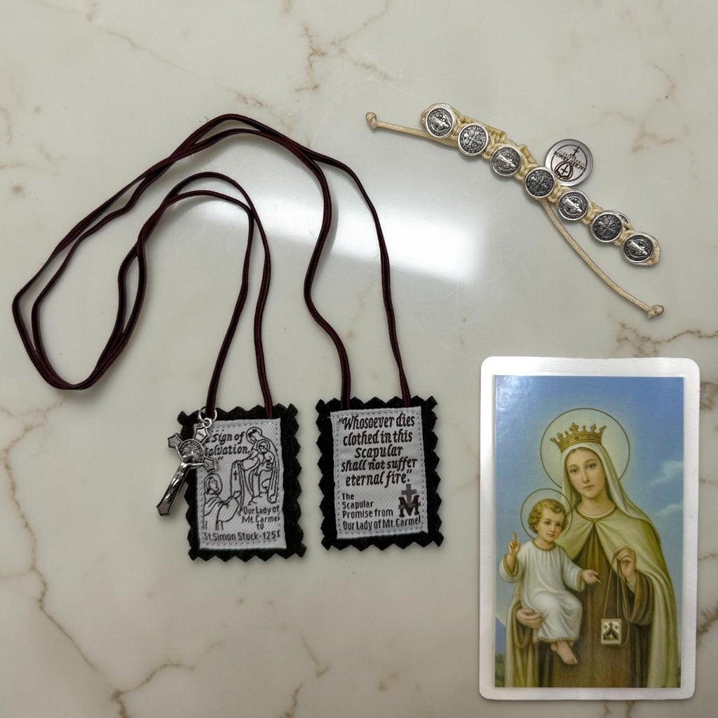 Mount Carmel Scapular Gift Set alternate view