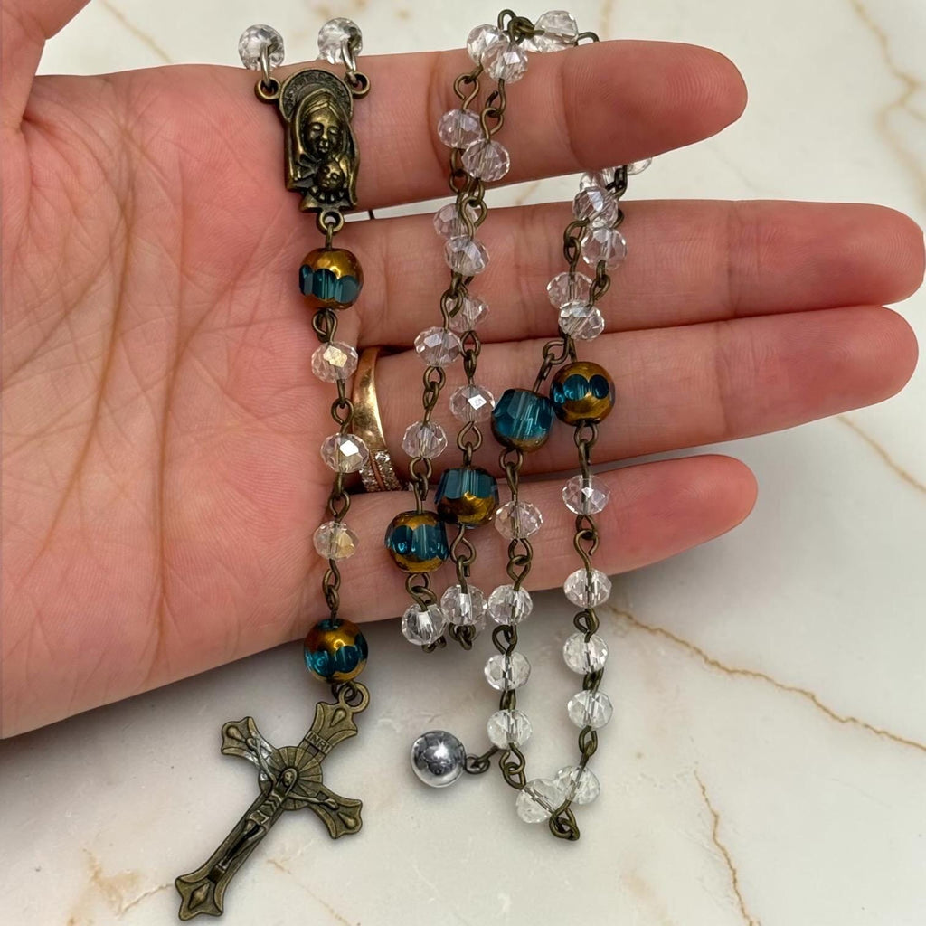 Mary and Baby Jesus Sacred Heart Rosary additional view