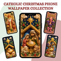 3D Catholic Christmas phone wallpaper bundle preview