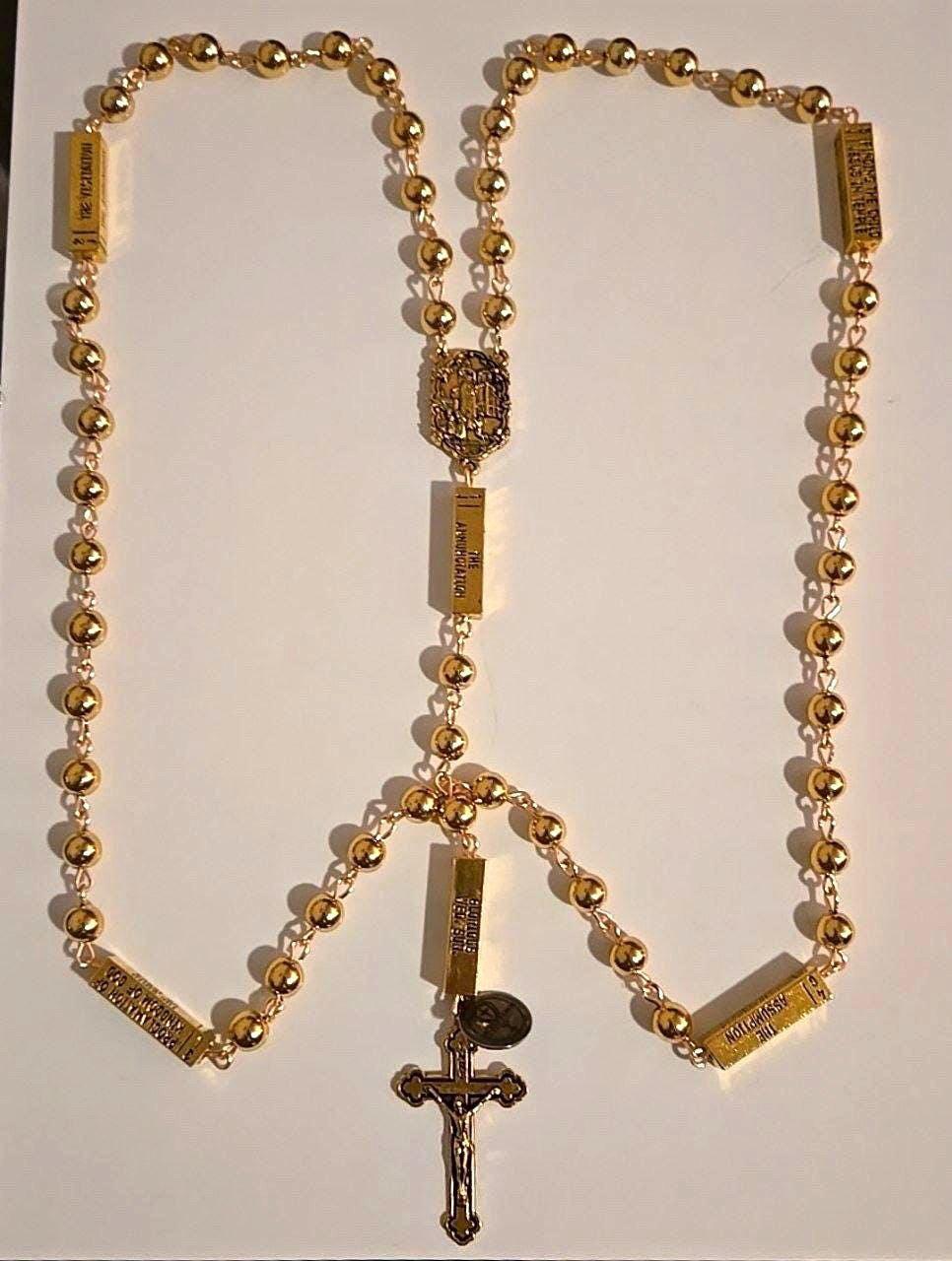 Gold Guided Joyful Mystery Rosary additional view