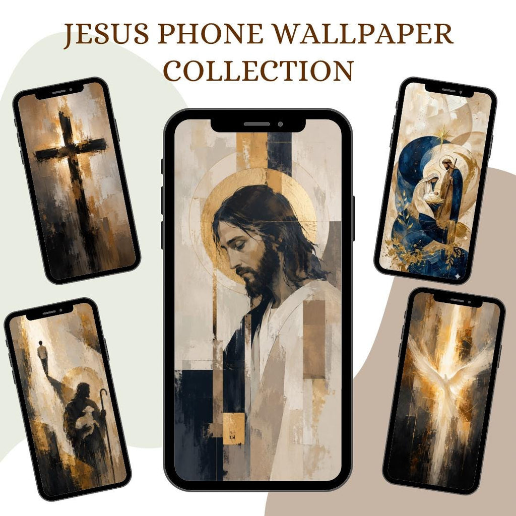Cross Catholic phone wallpaper digital preview