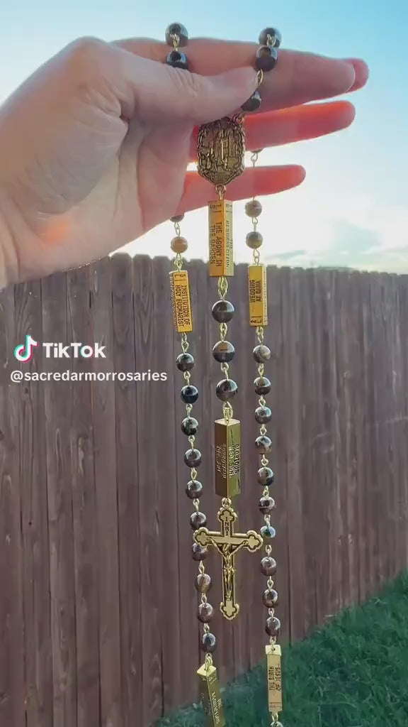 Gold-Tone Guided Mystery Beads | Catholic Rosary Making Supply