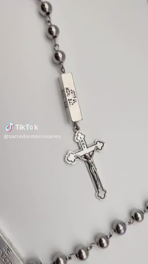 Silver-Tone Mystery Beads for Rosary | Catholic Rosary Making Supply